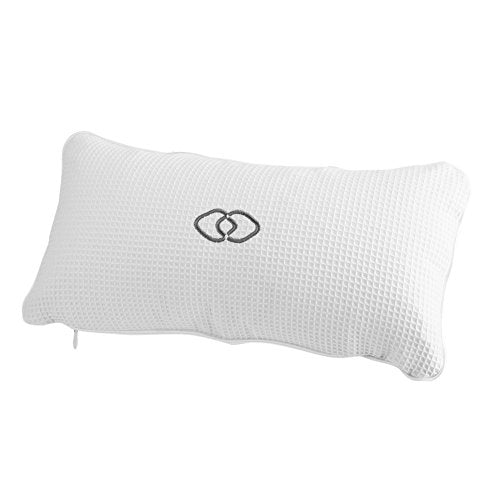 Bathtub Cushion with Suction Cups, Non Slip Bath Pillow for Head Neck Support, Spa Pillow for Relaxing Soaking