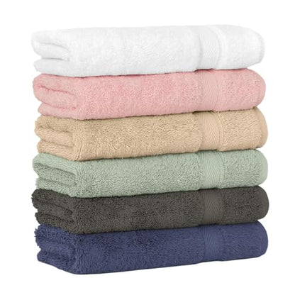 Supreme Terry 2-Piece Bath Towel Set, Hotel & Spa Quality, Plush and Absorbent 100% Turkish Cotton Towels, Quick Dry-Beige - color: Beige, size: Bath Towel Set