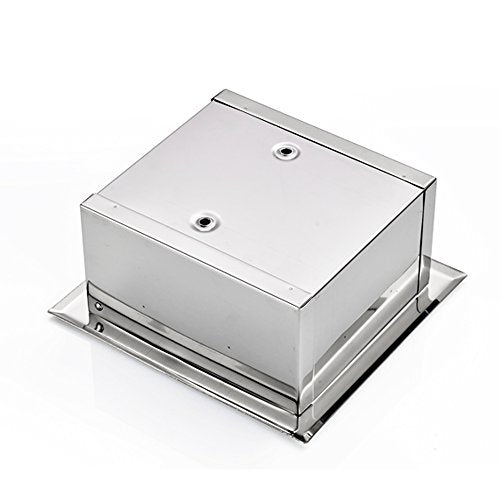 LUANT Recessed Paper Holder for Bathroom Storage, Stainless Steel, Polished Chrome