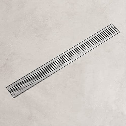VIGO Elan 24 in. Linear Shower Drain in Chrome - VG07002CH - color: Chrome, size: 24 in.