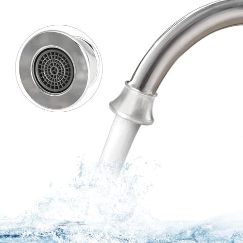 Faucet Aerator Compatible with Moen 101964 116618, Fit for Shower Bathroom Kitchen Faucet Parts, High Flow Sink Aerator Replacement, 2.2 Gallon Per Minute, Finish Chrome - color: Chrome