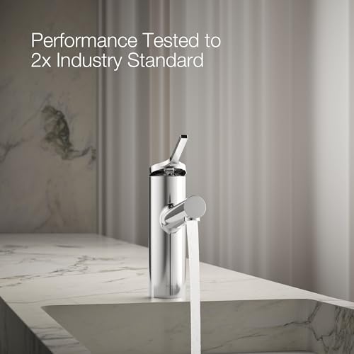 Kohler K-35048-4-2MB Elate® Single-Handle Bathroom Sink Faucet, Bathroom Faucets, 1.2 GPM, Vibrant Brushed Moderne Brass - color: Vibrant Brushed Moderne Brass, size: 1.2 GPM