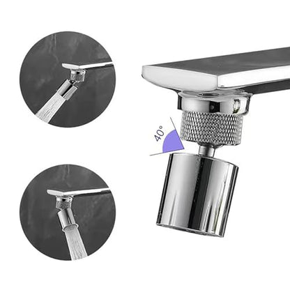 Swivel Kitchen Faucet Aerator Multi Directional Filter Spout Dual Function Water Flow 22/24mm Adapter Chrome Plated Brass Faucet Extension Tube Sink Hose Fittings