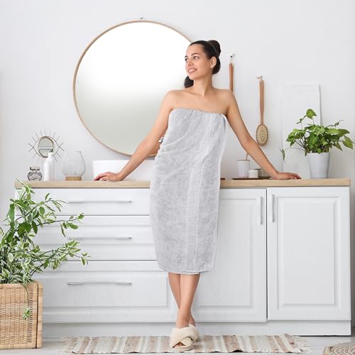 Utopia Towels Luxurious Jumbo Bath Sheet 2 Piece, 600 GSM, 35 by 70 Inches, 100% Ring Spun Cotton, Highly Absorbent and Quick Dry Extra Large Bath Towel, Super Soft Towel, Silver - color: Silver, size: 2 Piece Bath Sheet
