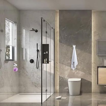 Towel Hooks for Bathrooms Robe Hook Coat Hook 4 Pack Polished Chrome Stainless Steel Heavy Duty 33 Lbs Wall Mounted Square Hooks for Bathroom Kitchen Bedroom - color: Polished Chrome
