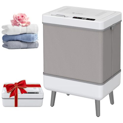 AAOBOSI Towel Warmer,4 in 1 Heating-Drying-Delaying-Foldable 35L Quick Heating Towel Warmers Portable Towel Heater Dryer for Bathrooms,Spas,12 Level Timer&Auto Shut Off,Great Gift for Loved Ones