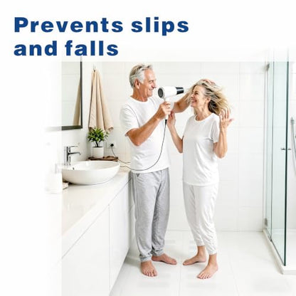 32 PCS Clear Non Slip Bathtub Stickers, Anti Slip Shower Strips | 16&32 Pack Options, Soft Skin-Friendly Textured Grips, Residue-Free Strong Adhesive for Tub, Shower Floor & Stairs