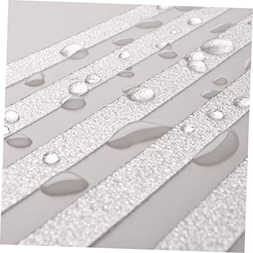 SOLUSTRE 36pcs Slip Tape for Bathroom Safety White Shower Stickers Non Skid Strips Bathtub Stickers Adhesive Bath Treads - size: 38X2cm