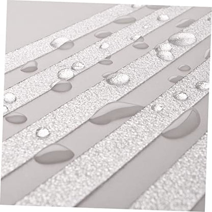 SOLUSTRE 36pcs Slip Tape for Bathroom Safety White Shower Stickers Non Skid Strips Bathtub Stickers Adhesive Bath Treads - size: 38X2cm