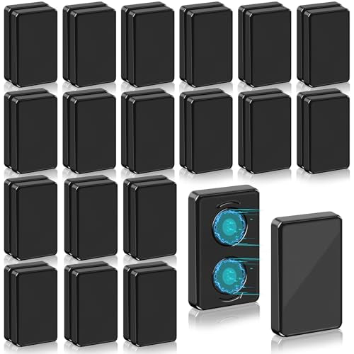 Phoncoo 36 Pcs Outdoor Curtain Weights, Plastic Wrapped Heavy Duty Curtain Weights Magnetic Bottom Square Weight for Heavy Wind,Outside Curtain,Patio (Black) - color: Black-36pcs