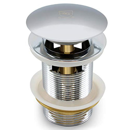 FerdY Pop-up Drain for Freestanding Bathtub, cUPC Certification, Freestanding Bathtub Drain Stopper, Polished Chrome - color: Polished Chrome