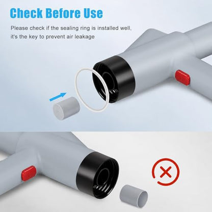 Fast Toilet Plunger High Pressure with Storage Bag, Heavy Duty Air Drain Blaster & Unclogger Tool, Clog Remover Kit & Toilet Snake Alternative for Bathroom, Toilets, Sinks, Tubs, Pipes (Gray) - size: Toilet plunger-Gray