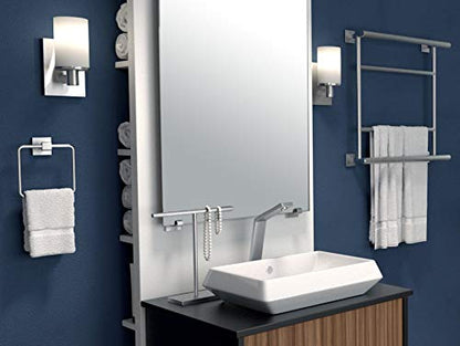 Gatco 4072 Elevate Towel Ring, Satin Nickel - color: Satin Nickel, style: Elevate