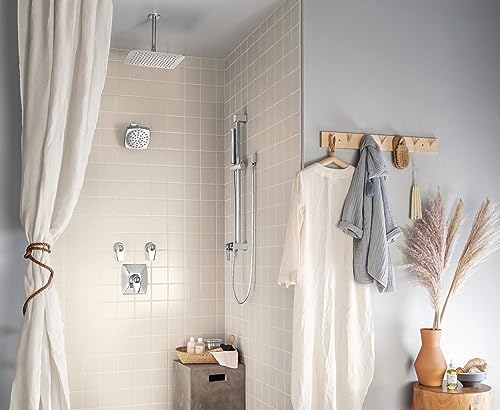 Moen Chrome Bathroom 12-Inch Wide Razor Thin Rain Shower Head, S1004