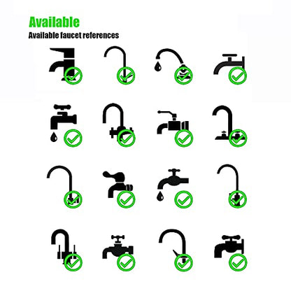 Soerreo Sink Spray Rubber Hose, Portable Rubber Hose Nozzle, Shampoo Sprayer, Easy to Use, Suitable for People or Pets - size: 0.017-0.023 m