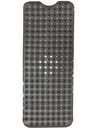ENKOSI Bath Mat - Large Non Slip Bathtub & Shower Mat - Extra Long 40 x 16 Inch Bathroom Mats for Tub Nonslip Anti Slip Bathmats (40x16 Charcoal 1-Pack) | Charcoal color; Durable PVC; 40x16 in, Charcoal - color: Charcoal