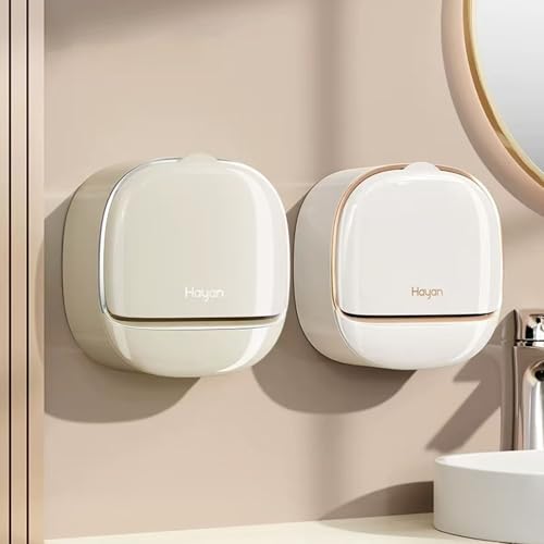 Soap Holder Dish Shower, Bar Soap Holder with Drainage, Self Draining Soap Holder, Wall Mounted Soap Box Tray Container for Bathroom, Bathtub Kitchen Sink (2PCS White+Cream) - color: 2pcs White+cream
