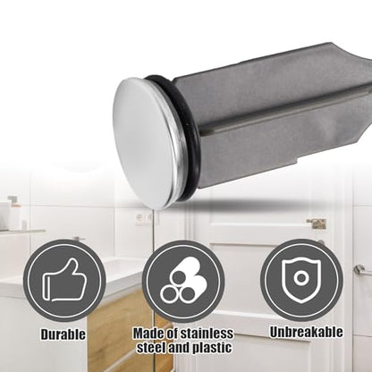 2pcs Sink Drain Parts, Pop-Up Stopper & Pivot Rod for Price Pfister | Sink Drain Repair Kit for Popular Band, Bathroom Replacement - style: Style 1