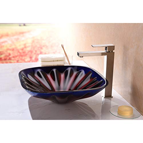 ANZZI Tempered Glass Vessel Sink - Multi - Depth Series LS-AZ210 - ANZZI - style: Contemporary