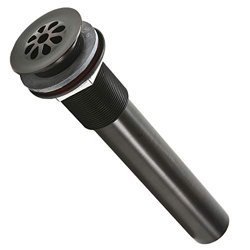 Premier Copper Products D-207ORB 1.5-Inch Non-Overflow Grid Bathroom Sink Drain, Oil Rubbed Bronze