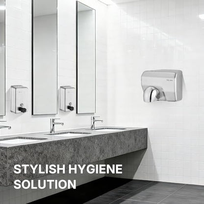 Pollock Commercial Soap Dispenser Wall Mounted 37oz,SUS304 Stainless Steel | Hand Soap Dsipenser Rust-Proof Leak Free 1100ML,Manual Liquid Pump Soap Dispenser for Bathroom Kitchen Office - color: Blk-1618-1100