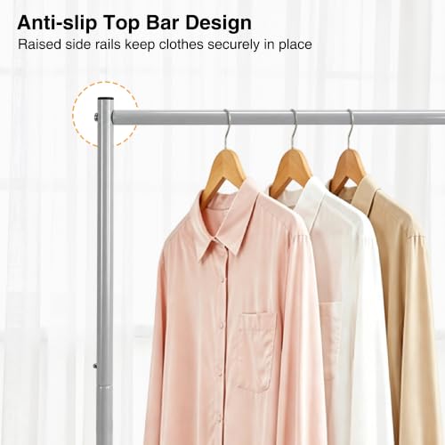 STO STO 3-in-1 Laundry Cart with Hanging Rack, Slim Space-Saving Rolling Laundry Sorter Hamper with Hanging Bar, Removable Pop-Up Mesh Laundry Basket, Storage Shelf, Lockable Wheels for Small Spaces