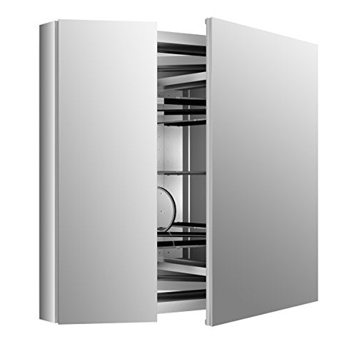 Kohler Verdera 34 in. W x 30 in. H Recessed or Surface Mount Medicine Cabinet with Flat Mirror - size: 34" W x 30"H, style: Flip Out Mirror