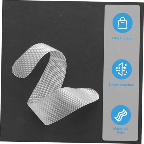 BESTYASH 30Pcs Anti-Slip Strips PET Bath Safety for Showers Stairs | Concave Convex Line Surface, White Finish, Adhesive Grip Aid, for Bathtubs and Floors