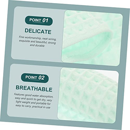 3pcs Absorbent Cotton Waffle Towels Lightweight Face and Bath Towels for Bathroom Spa Gym Quick Dry