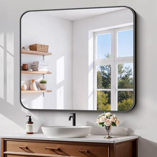 Koonmi Bathroom Wall Mirror,36x40 Inch Large Vanity Mirror for Over Sink - size: 40"L x 36"W
