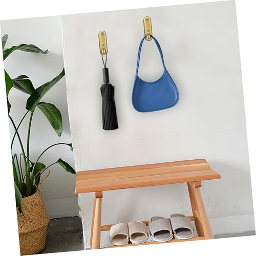 Zerodeko 4pcs Zinc Alloy Folding Bathroom Door Hooks Over Door Storage Coat Hooks for Hanging