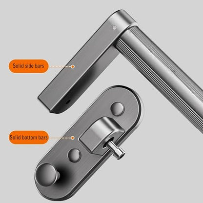 Shower Grab Bar, Bathroom Grab Bar, Foldable, Non-Slip Texture, Suitable for Shower and Bathtub(Gray,L-30CM) - color: Gray, size: L-30CM