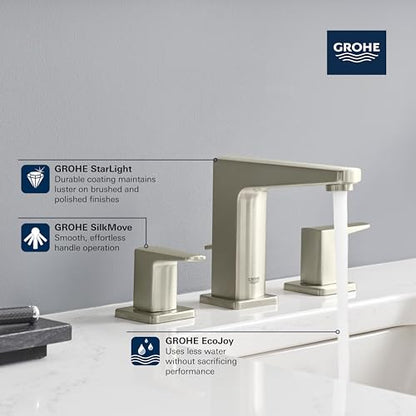 GROHE 20583000 Tallinn 8-Inch Widespread Two-Handle Bathroom Faucet, 1.2 GPM, Chrome - color: Chrome