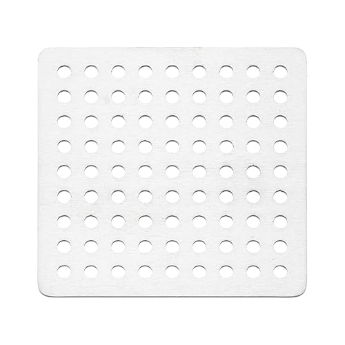 uxcell 1 Pcs Stainless Steel Floor Drain Cover, 2.4 Inches Shower Hair Catcher Drain Grate for Furniture Repair Bathroom Kitchen, Silver Tone(Square) - size: 2.4 Inches