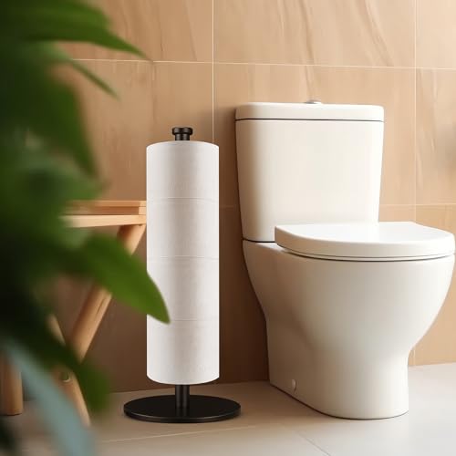Toilet Paper Holder Stand, Toilet Paper Roll Holder, Toilet Paper Storage Stand, Toilet Paper Holder Free Standing, Tp Holder Stand - color: Single Column