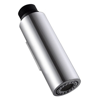 7Trees Pull Down Spray Head for Kitchen Faucet, 2-Function Bathroom Faucet Replacement Head, Water Nozzle, 1.8 GPM G1/2 Pull-Out Spray Nozzle, 0.8inch Connector (Chrome Polished) - color: Chrome Polished