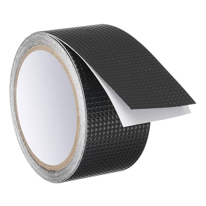 PATIKIL 2 Inch x 10 Feet Non-Slip Grip Tape, Waterproof Non-Abrasive Traction Tape Self-Adhesive Cushion Pad Strips for Handrails Game Controllers Ovens- 1 Roll (Black) - color: Black, size: 2 Inch x 10 Feet