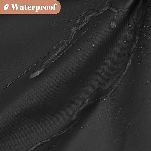 UFRIDAY Shower Curtain Black and White, Modern Fabric Shower Curtain 48 x 72 Inch Fabric Shower Curtain for Bathroom and Bathtubs,Machine Washable, Hotel Quality - color: Black, size: 48"W x 72"L (Pack of 1)
