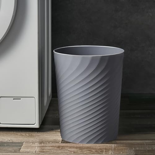 Small Bathroom Trash Can 1.8 Gallon Garbage Can Waste Basket Recycling Bin for Dorm Bedroom Office Kitchen,2 Pack Grey - color: Grey