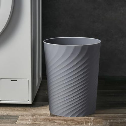 Small Bathroom Trash Can 1.8 Gallon Garbage Can Waste Basket Recycling Bin for Dorm Bedroom Office Kitchen,2 Pack Grey - color: Grey