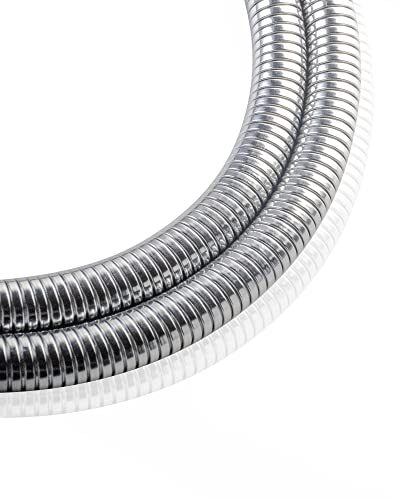 PHASAT Shower Hose,47 Inches or 3.9 Ft Handheld Shower Head Hose Replacement,Chrome,A3107C-1.2 - color: Chrome, size: 47 Inches