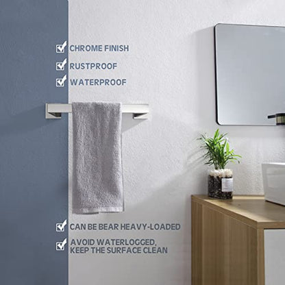 KOKOSIRI 12-Inch Single Towel Bar, Bathroom Kitchen Towel Holder, Wall Mounted SUS304 Stainless Steel Towel Rack, Polished Chrome, B4003CH-L12 - color: Polished Chrome, size: 12-Inch