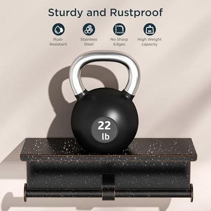 FORIOUS Toilet Paper Holder with Shelf, Commercial Toilet Paper Dispensers | Oil Rubbed Bronze | Wall Mount Bathroom Tissue Holder | SUS304 Stainless Steel Rustproof | Double Tissue Roll Holder - color: Oil Rubbed Bronze