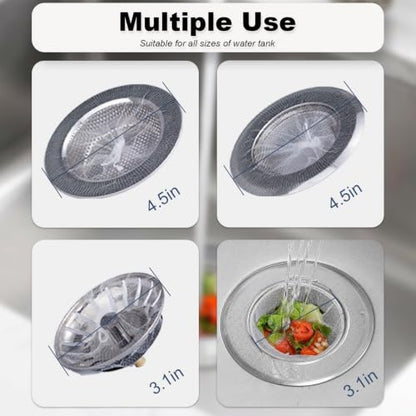 WYIRONG 250 Pack Disposable Drain Covers, Disposable Mesh Sink Strainer Pouches for Sourdough, One Use Sourdough Drain Catcher Mesh Cover Nets for Kitchen Sink, Strainer Pouches Kitchen and Bathroom - size: Small