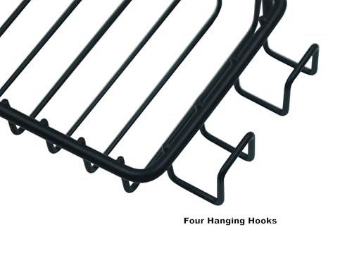 2 Pack Soap Dish for Shower Wall, Stainless Steel Soap Holder with 4 Hocks for Bathroom (Black) - color: Black