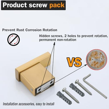 RANDOM Towel Hooks for Bathrooms SUS304 Stainless Steel Hand Towel Holder,Coat Rack Wall Mount Robe Hook,Champagne Bronze.96009-8CB - color: Single Hook-Champagne Bronze