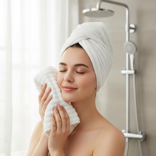 6 Pack Soft Microfiber Hand Towels for Bathroom, 16"x30", White | Face Towels, Highly Absorbent, Quick Dry, Low Lint, Hanging Loop, Lightweight Towels for Guest Bath, Gym, Travel & Kitchen - color: White