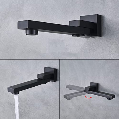 Shower System Thermostatic Concealed Shower Faucet Set Wall Mounted Matte Black Anti Scald Shower Combo Set with 6 Body Sprays with Hand Shower and Waterfall Rainfal,12 Inch - size: 12 Inch