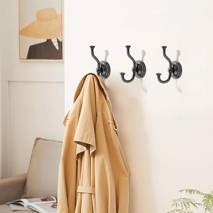 1 Pack 4-1/2 Inch Zinc Alloy Oil Rubbed Bronze Towel Hooks | Solid Metal | Wall Mount | Robe Hooks | Coat Hooks | For Bathroom, Shower, Bedroom, Entryway | Bathroom Hardware Accessories - color: Oil Rubbed Bronze