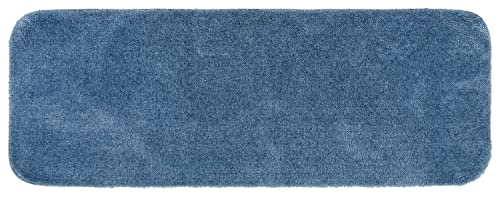 Garland Rug Traditional Bath Rug, 22-Inch by 60-Inch, Basin Blue - color: Basin Blue, size: 1'10" x 5' (Rectangular)
